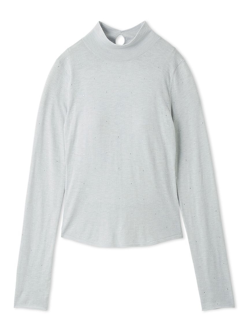 SNIDEL「バックオープンニットプルオーバー」|ニット・セーター|