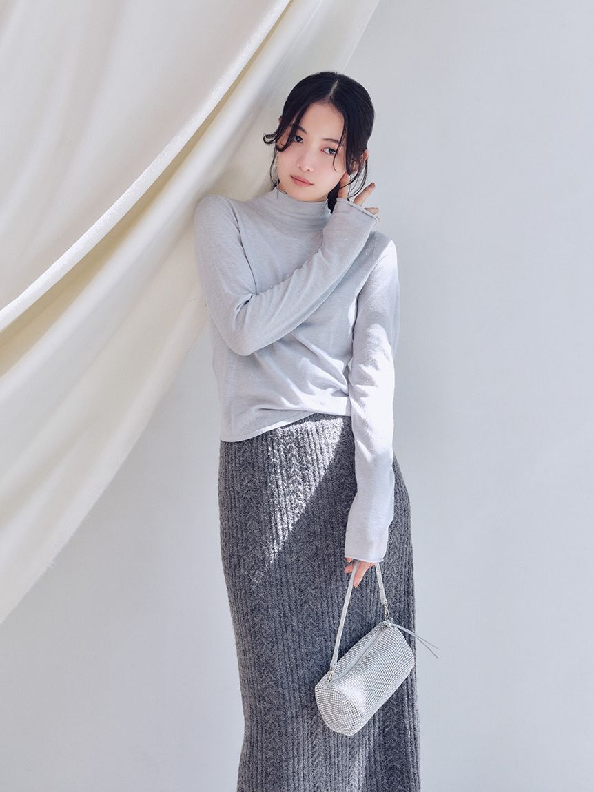 SNIDEL「バックオープンニットプルオーバー」|ニット・セーター|