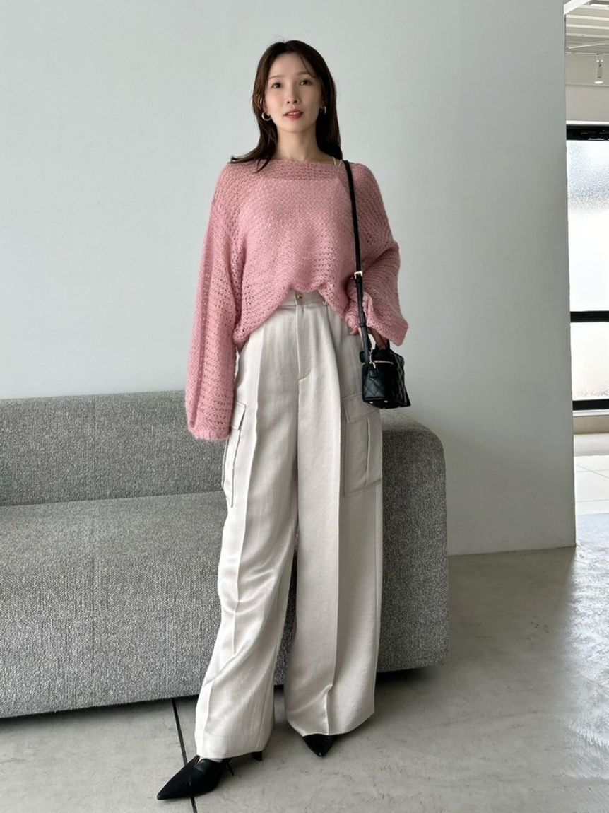 FRAY I.D「シアーモヘヤニットプルオーバー」|ニット・セーター|