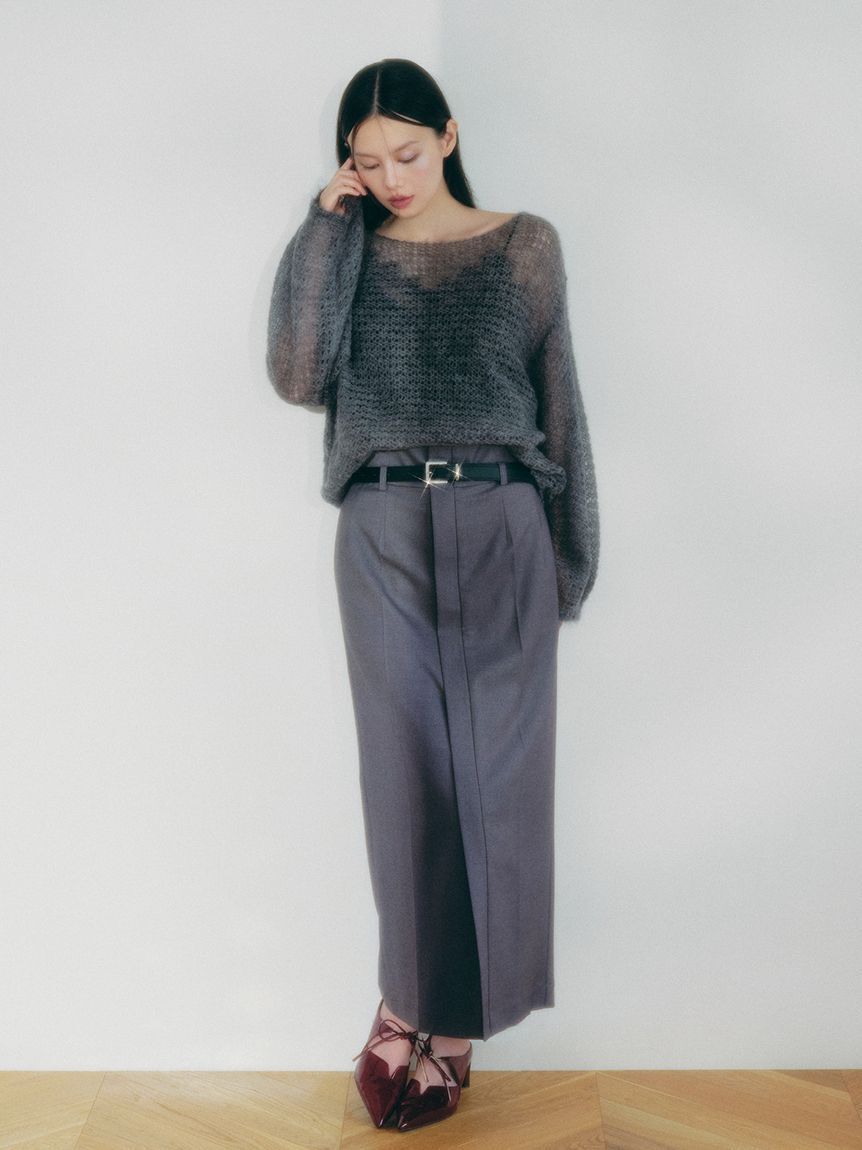 FRAY I.D「シアーモヘヤニットプルオーバー」|ニット・セーター|