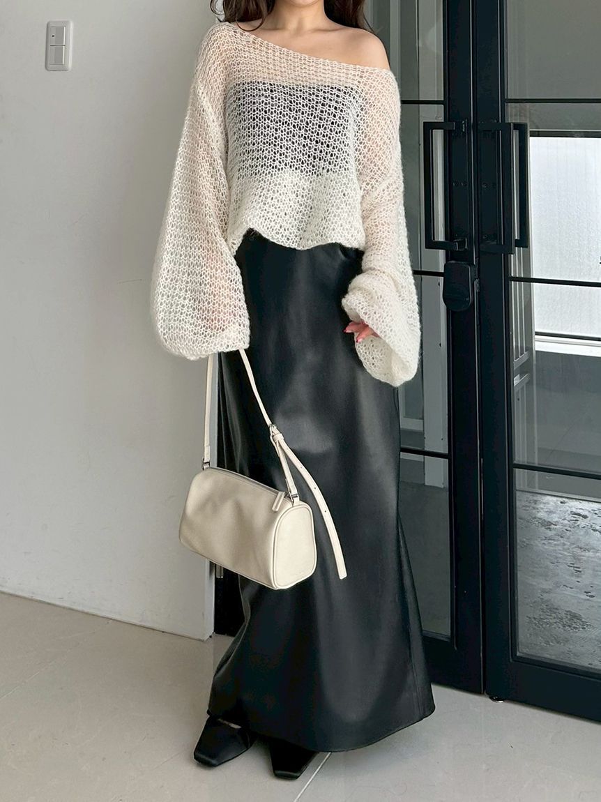 FRAY I.D「シアーモヘヤニットプルオーバー」|ニット・セーター|