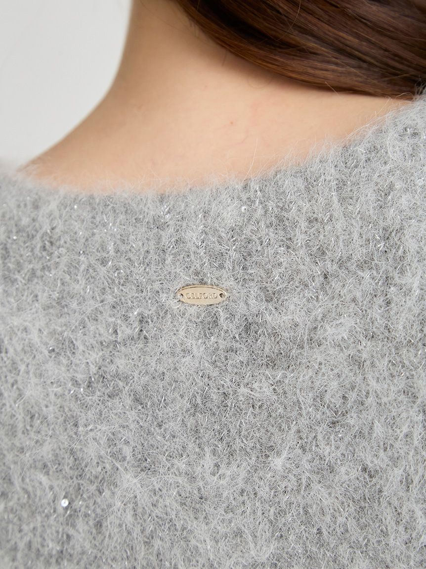 CELFORD「スパークルミディ丈カーディガン」|カーディガン|