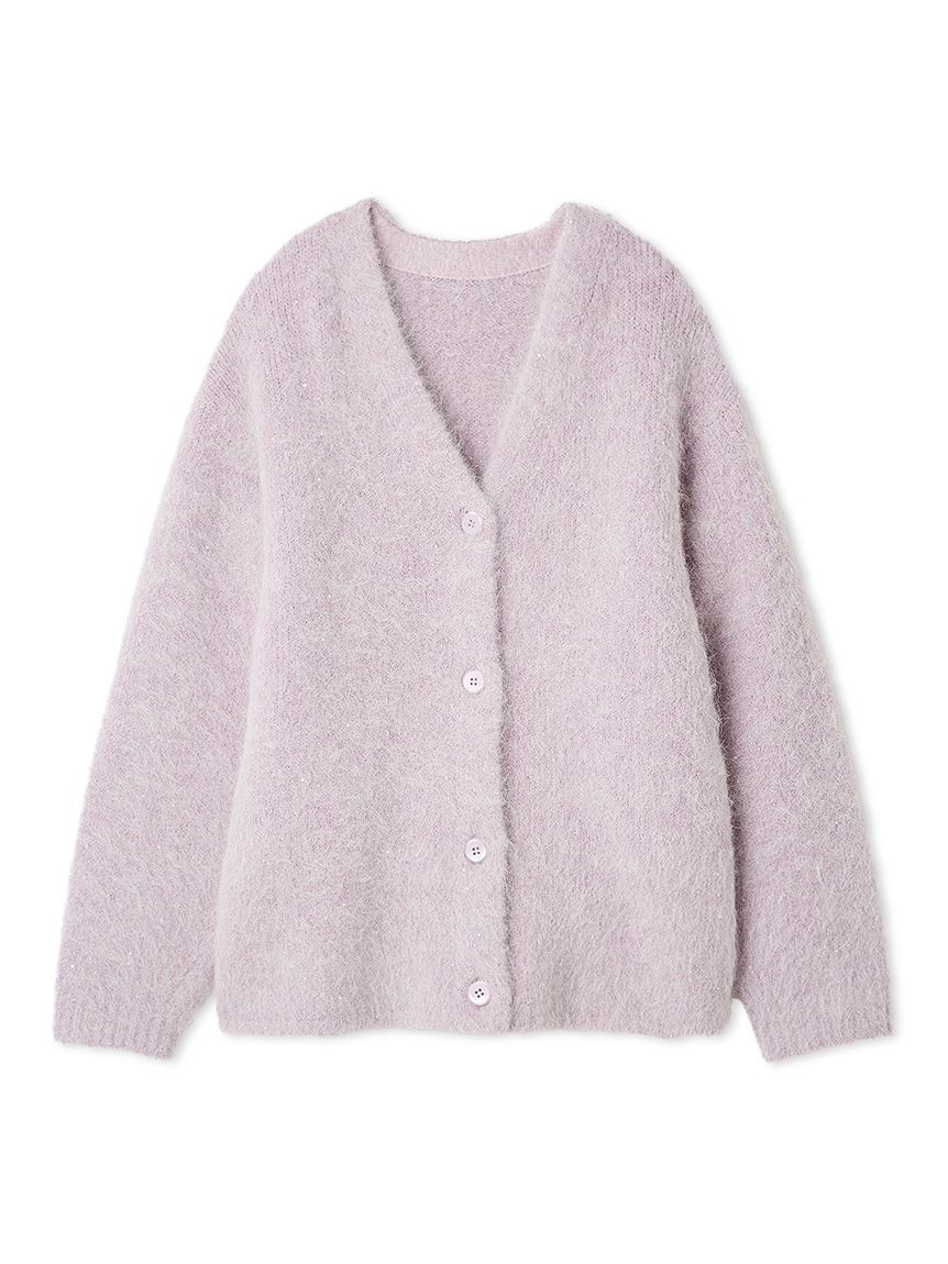 CELFORD「スパークルミディ丈カーディガン」|カーディガン|