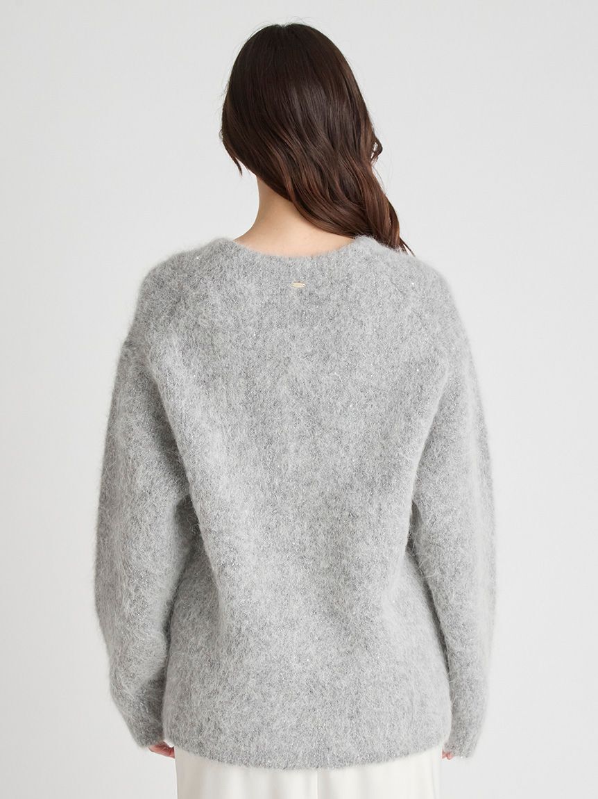 CELFORD「スパークルミディ丈カーディガン」|カーディガン|