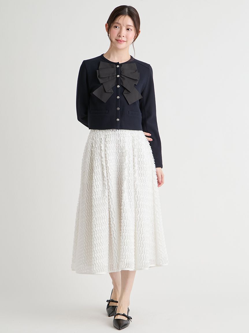 CELFORD「【洗える】リボンデザインジャケット」|テーラードジャケット|