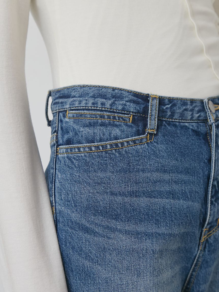 styling/「【セットアップ対応】セミフレアデニムパンツ」|デニム|