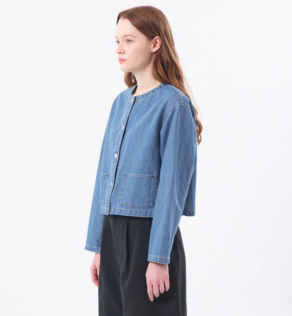 MACKINTOSH PHILOSOPHY「【ROYTON（ロイトン）】デニムジャケット」|ノーカラージャケット|