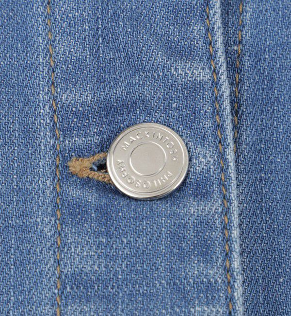 MACKINTOSH PHILOSOPHY「【ROYTON（ロイトン）】デニムジャケット」|ノーカラージャケット|