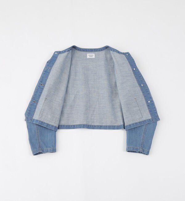 MACKINTOSH PHILOSOPHY「【ROYTON（ロイトン）】デニムジャケット」|ノーカラージャケット|