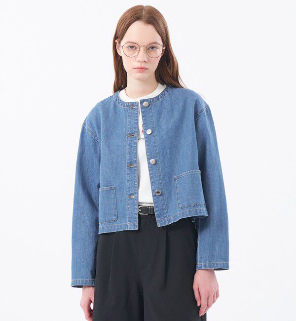 MACKINTOSH PHILOSOPHY「【ROYTON（ロイトン）】デニムジャケット」|ノーカラージャケット|