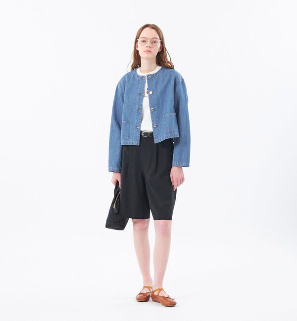 MACKINTOSH PHILOSOPHY「【ROYTON（ロイトン）】デニムジャケット」|ノーカラージャケット|