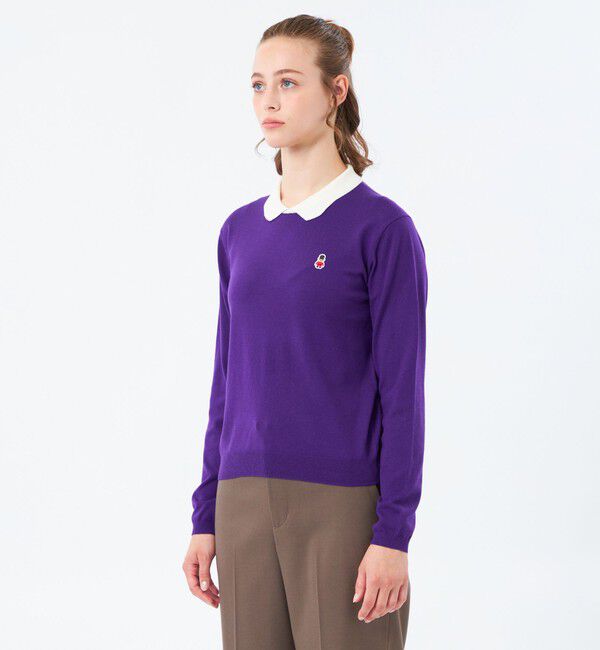 MACKINTOSH PHILOSOPHY「【WEB&一部店舗限定】バッキンガムベア ワッペンニットポロ」|ニット・セーター|