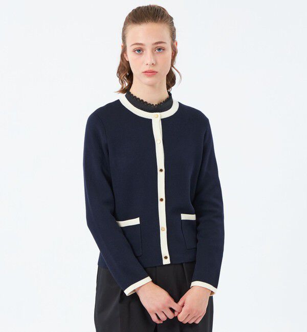 MACKINTOSH PHILOSOPHY「【ROYTON（ロイトン）】 HEAT KNIT」|ニット・セーター|ネイビー