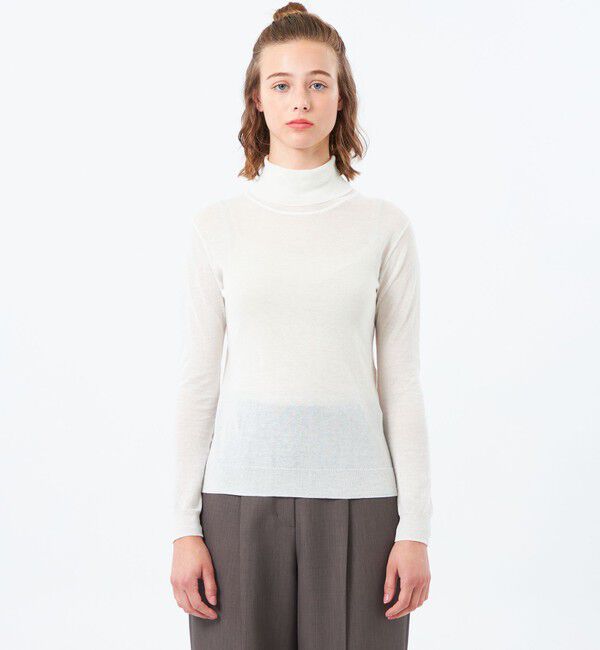 MACKINTOSH PHILOSOPHY「コンパクトコットンシアータートルニット」|ニット・セーター|