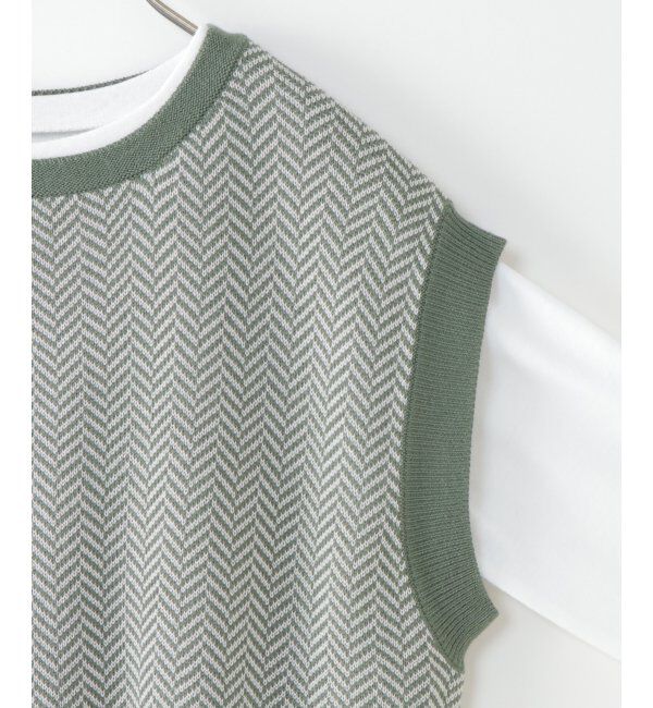 ikka kids「【キッズ】LKヘリンボンニットベストアンサンブル（120~160cm）」|その他|