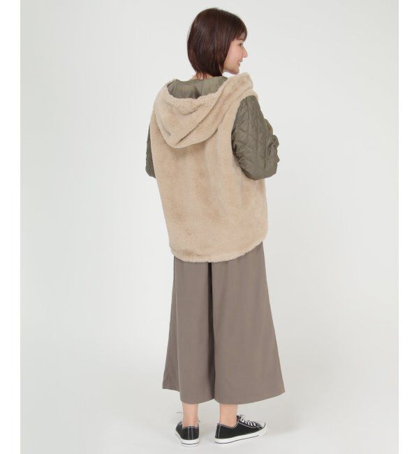 ikka「【雑誌 SPRiNG 12月号掲載】ボアライナー3WAYマウンテンパーカー」|ブルゾン・スタジャン|