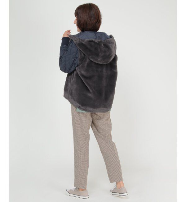 ikka「【雑誌 SPRiNG 12月号掲載】ボアライナー3WAYマウンテンパーカー」|ブルゾン・スタジャン|