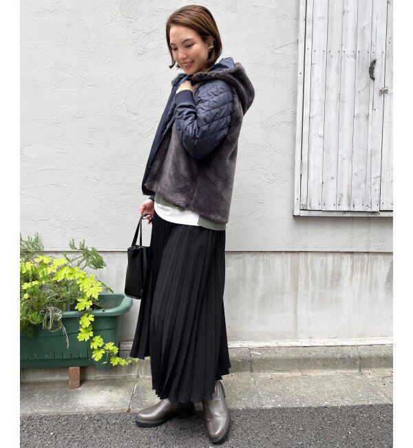 ikka「【雑誌 SPRiNG 12月号掲載】ボアライナー3WAYマウンテンパーカー」|ブルゾン・スタジャン|