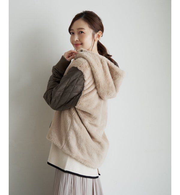 ikka「【雑誌 SPRiNG 12月号掲載】ボアライナー3WAYマウンテンパーカー」|ブルゾン・スタジャン|