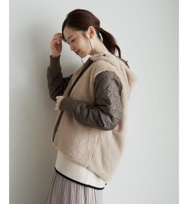 ikka「【雑誌 SPRiNG 12月号掲載】ボアライナー3WAYマウンテンパーカー」|ブルゾン・スタジャン|