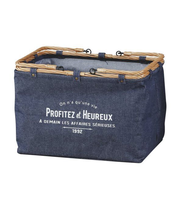 TOKYO DESIGN CHANNEL「ウールー・バスケット L」|その他|ブルー