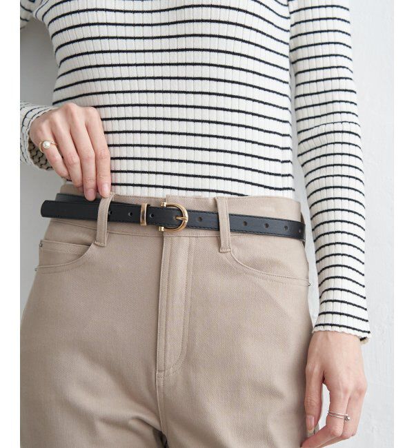 ikka「プレーンベルト 18mm」|ダウンベスト・ベスト|