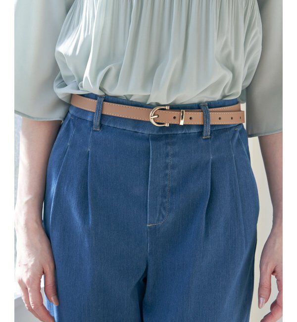 ikka「プレーンベルト 18mm」|ダウンベスト・ベスト|