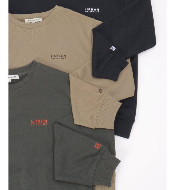 ikka「URBAN NATURE LIFE アーバンネイチャーライフ スウェットプルオーバー」|パーカー|