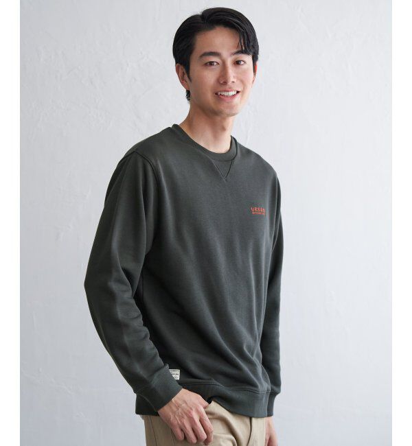 ikka「URBAN NATURE LIFE アーバンネイチャーライフ スウェットプルオーバー」|パーカー|カーキ
