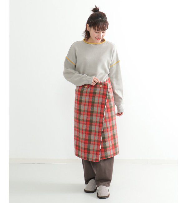 Lbc with Life「チェック柄ブランケット」|クッション・クッションカバー|