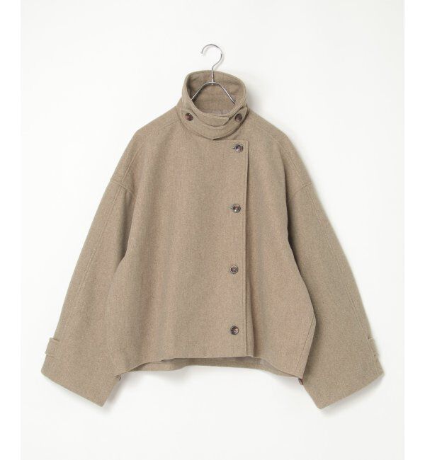 VENCE share style「フェイクモッサスタンドショートジャケット/スタンドカラー/ロングスリーブ」|その他|