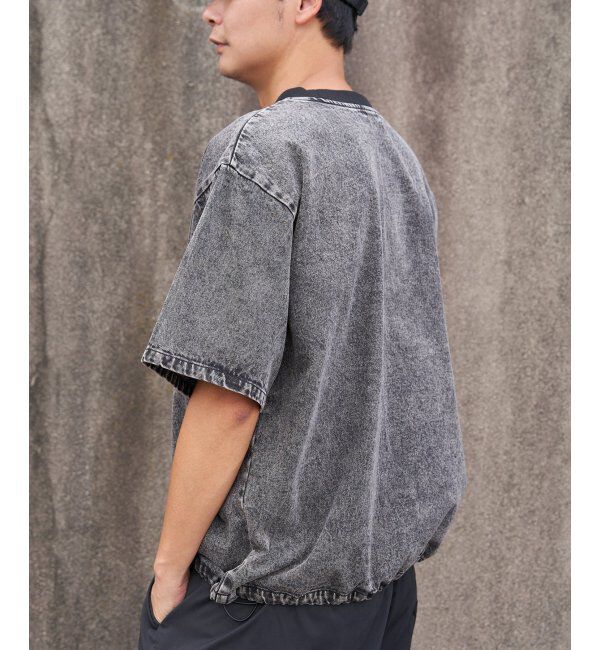 VENCE share style「デニムTシャツ」|Tシャツ・カットソー|ブラック