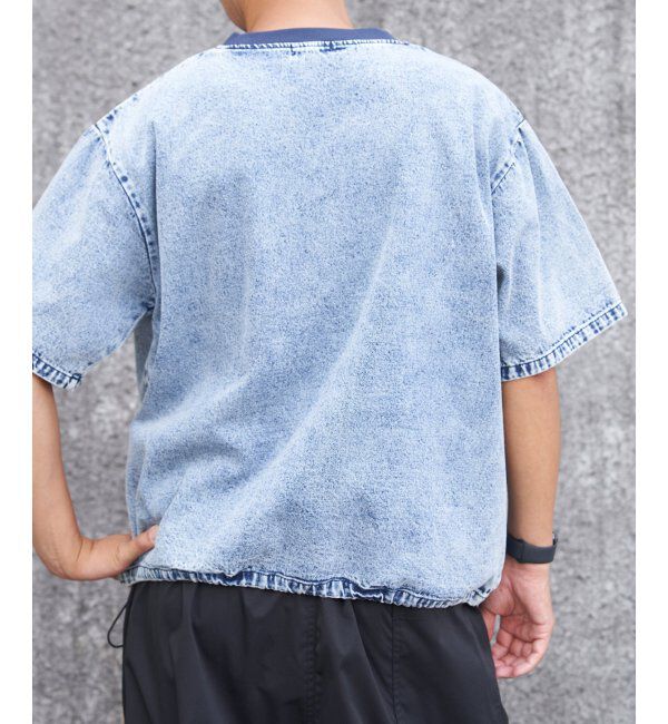 VENCE share style「デニムTシャツ」|Tシャツ・カットソー|