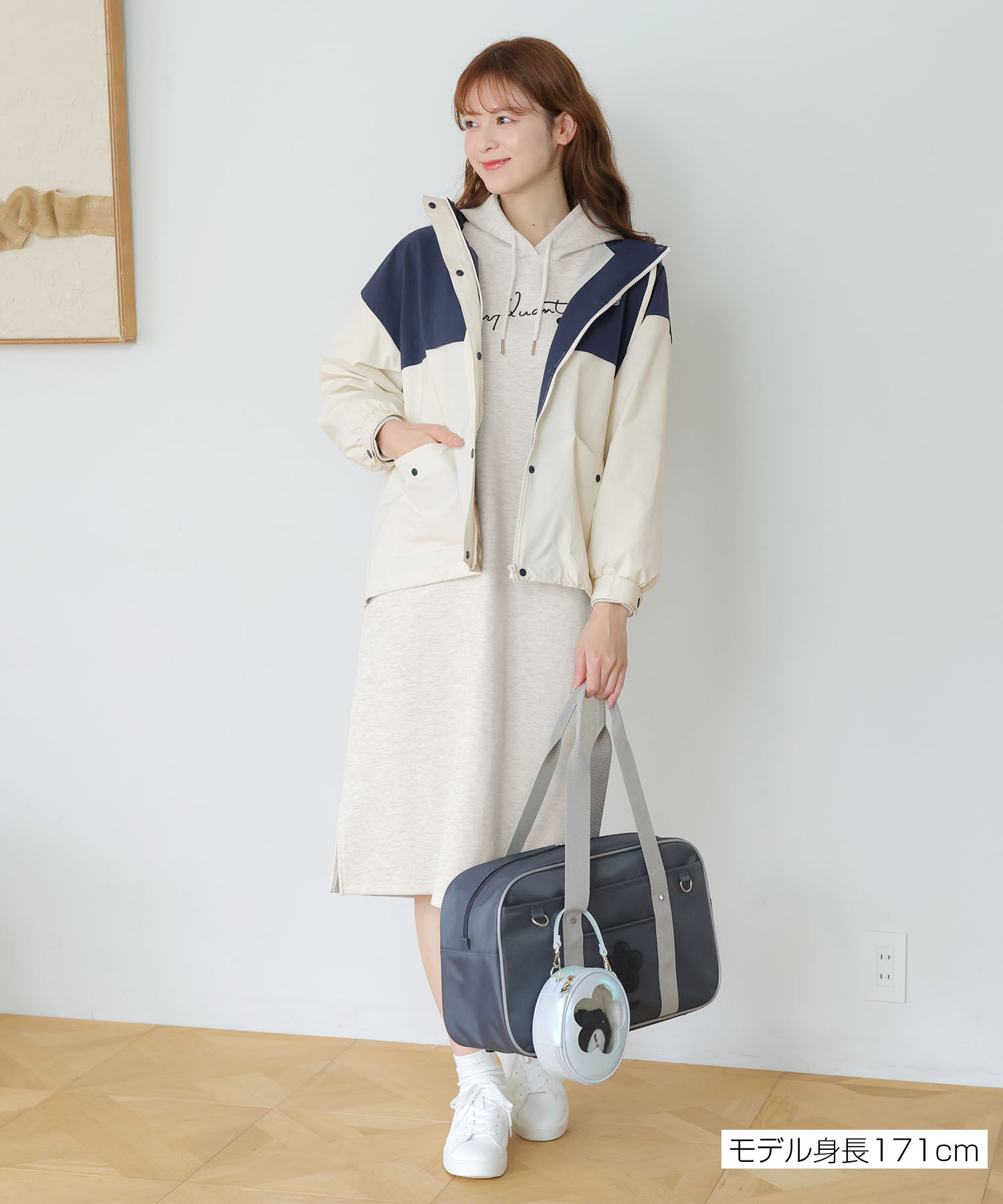 MARY QUANT「フードサインロゴ ワンピース」|ワンピース|