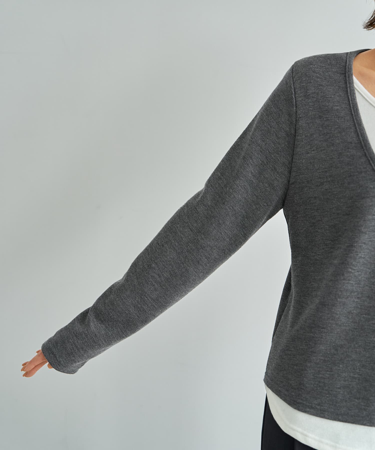 STYLE DELI「レイヤードUネックカットソートップス」|Tシャツ・カットソー|