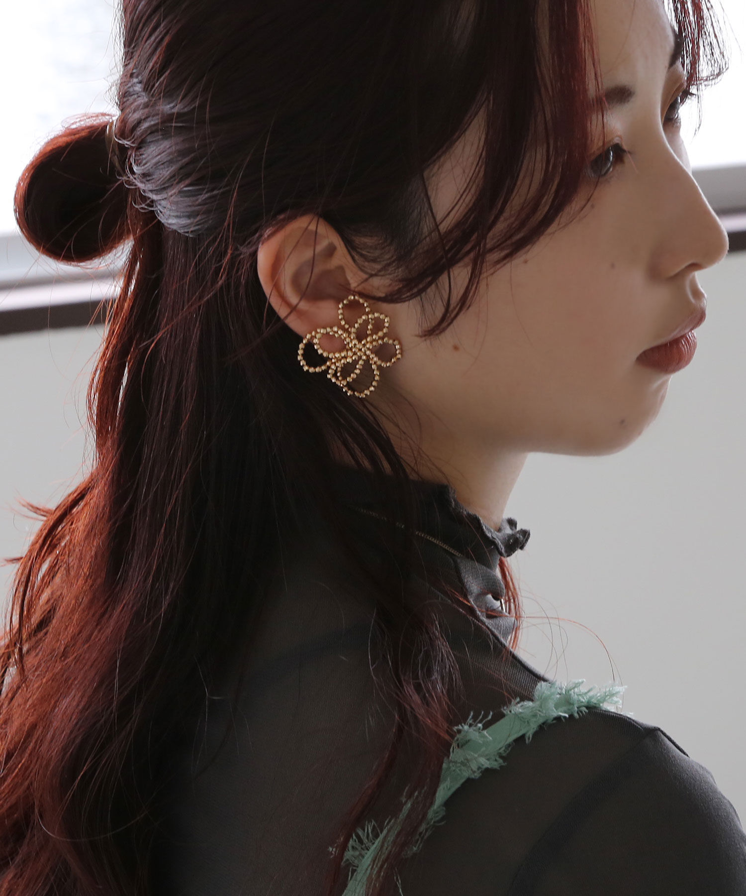 colleca la「ビーズフラワーピアス」|ピアス|