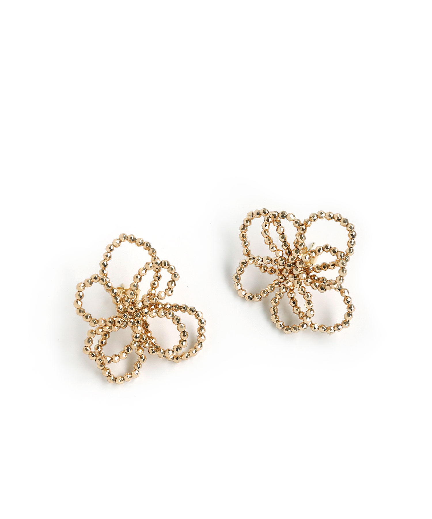 colleca la「ビーズフラワーピアス」|ピアス|