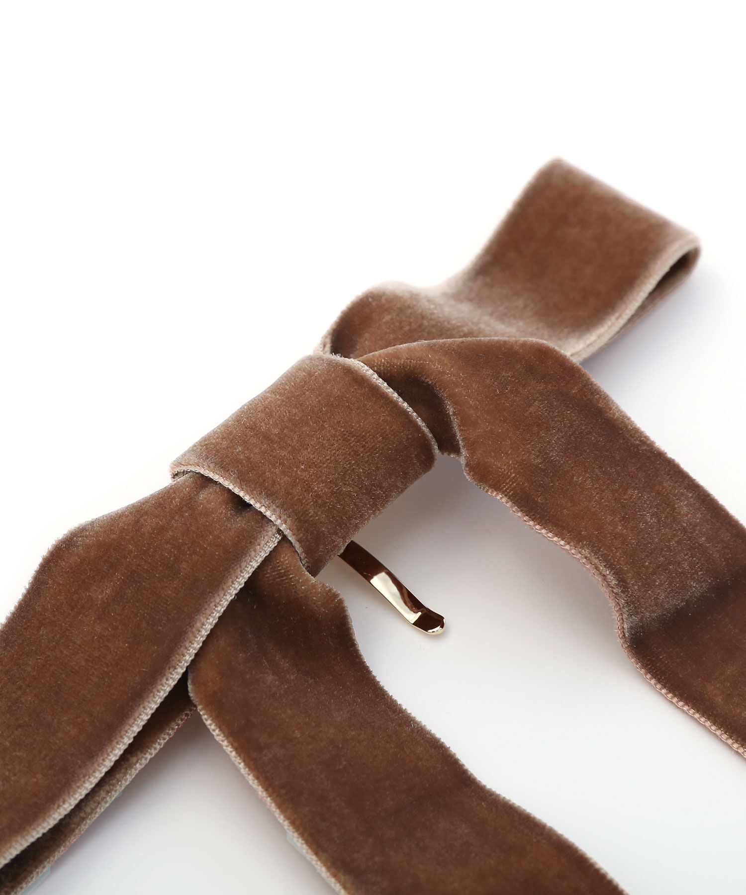 colleca la「両面ベロア ロングリボンヘアカフ/ヘアフック」|その他|