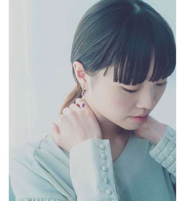 ete「ナチュラルストーン イヤリング」|イヤリング|