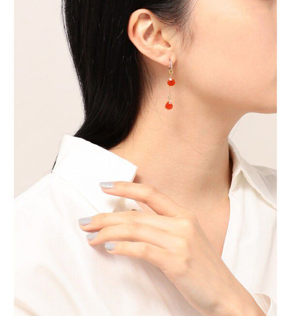 ete「ナチュラルストーン イヤリング」|イヤリング|