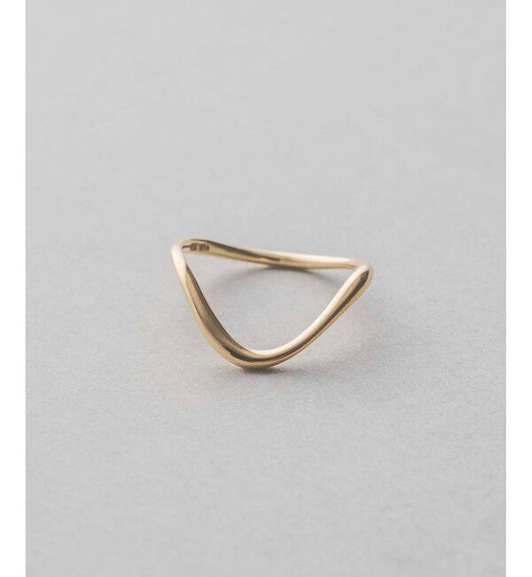 ete「[レイヤード] K18YG ワイヤー リング」|リング|