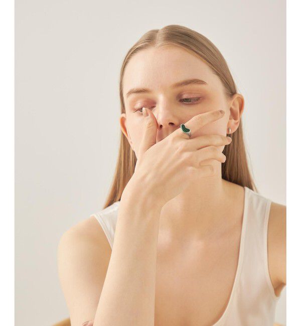 ete「マラカイト タイト シマーリング」|リング|