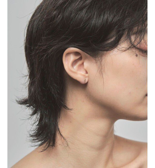 Jouete「K10YG ブラウンダイヤモンド ピアス」|ピアス|