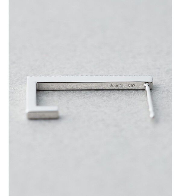 Jouete「[サスペンダー] K10WG ピアス カッティング」|ピアス|