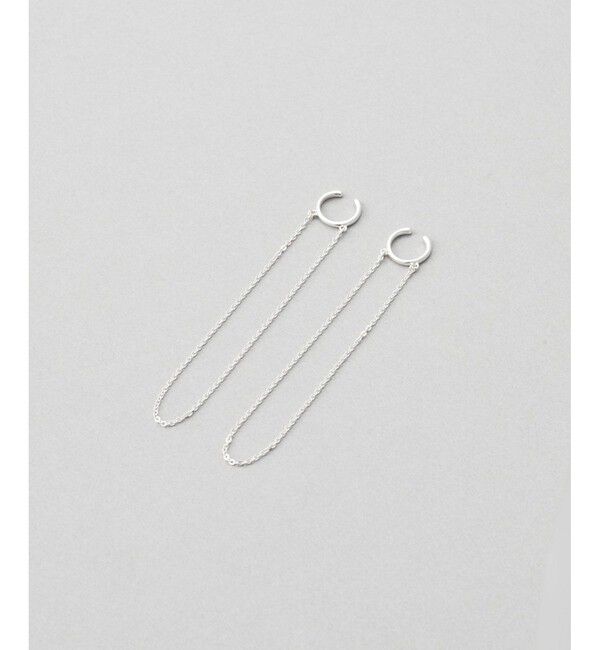 Jouete「[ダブルフェイス] イヤリング ドレープチェーン」|イヤリング|