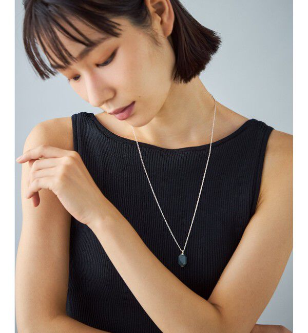 Jouete「[ジェム] ネックレス グリーンジャスパー」|ネックレス|