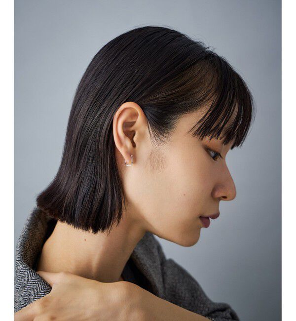 Jouete「K10WG フープピアス ツイスト」|ピアス|