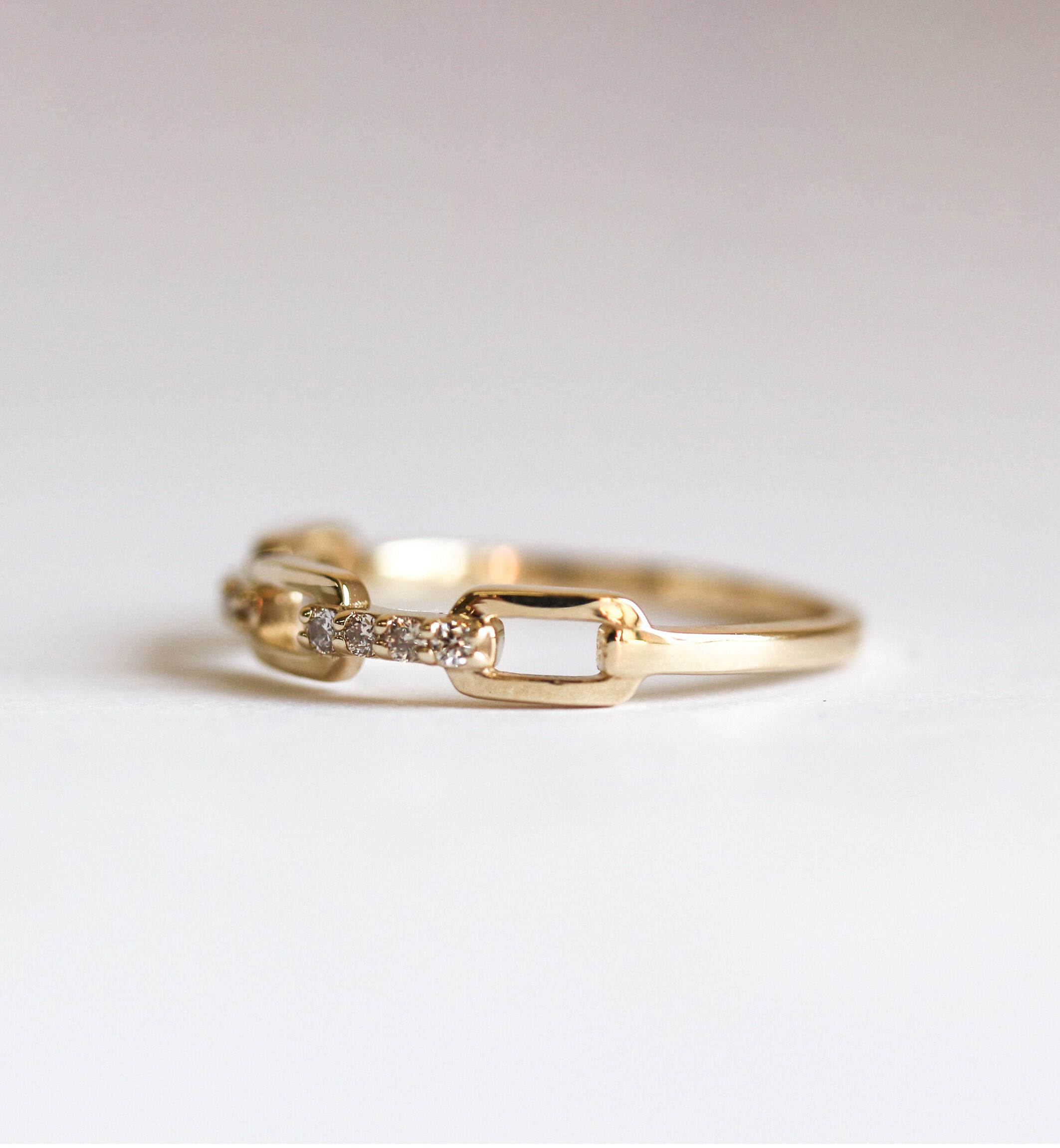  「ダイヤモンド リアン リング  | K10YG〈リアン〉」|リング|