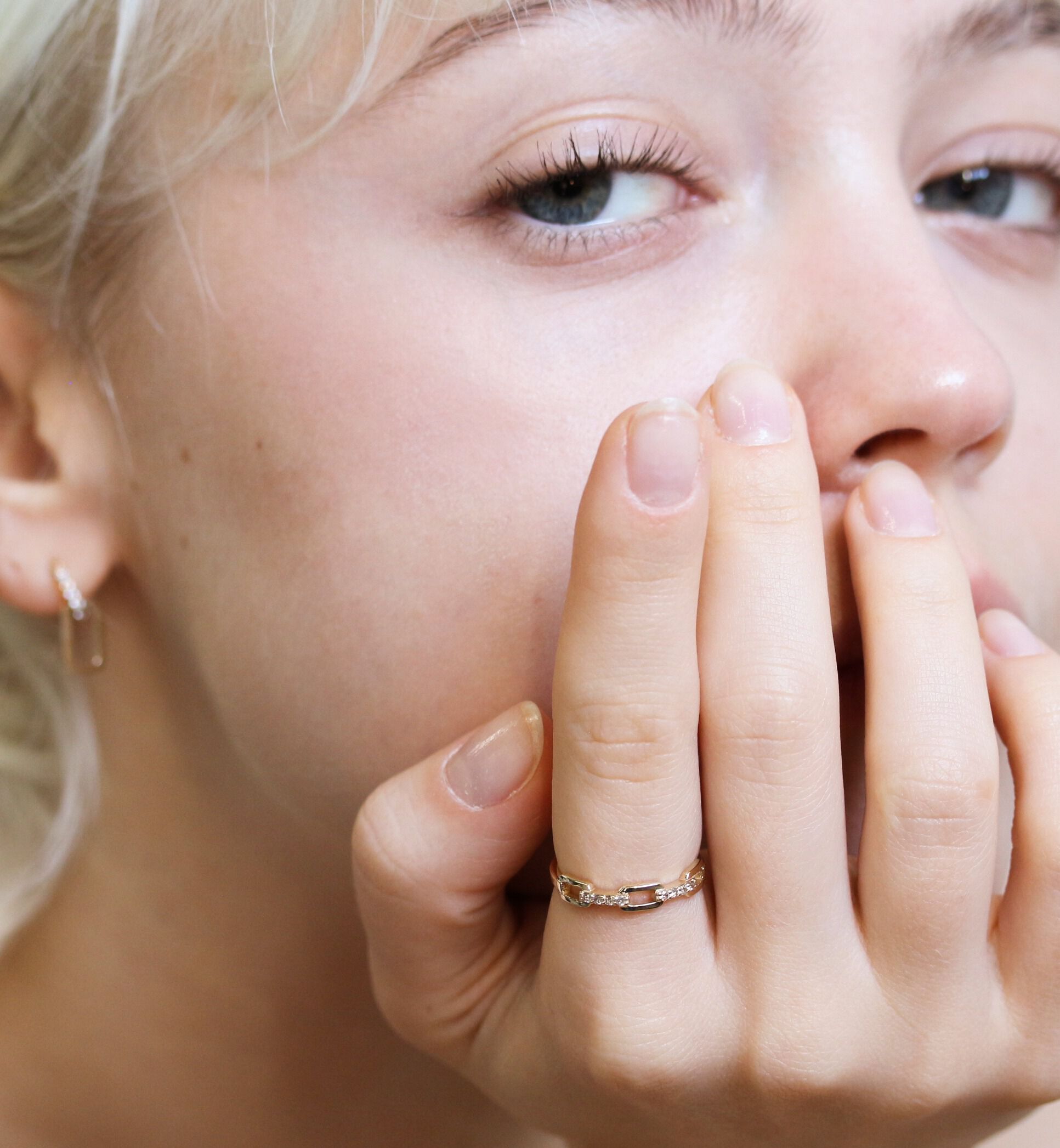  「ダイヤモンド リアン リング  | K10YG〈リアン〉」|リング|