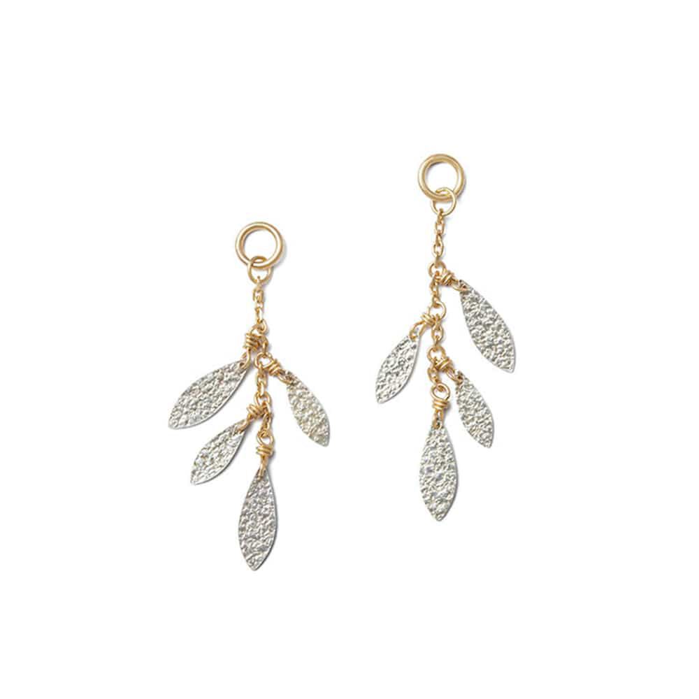 agete「K10ピアスチャーム」|ピアス|ミックス